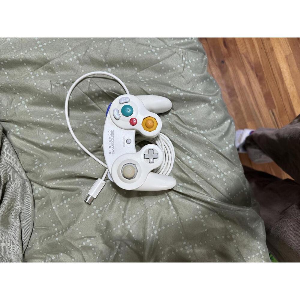 Official Nintendo GameCube Controller White OEM DOL-003 Authentic Tested GC Wii